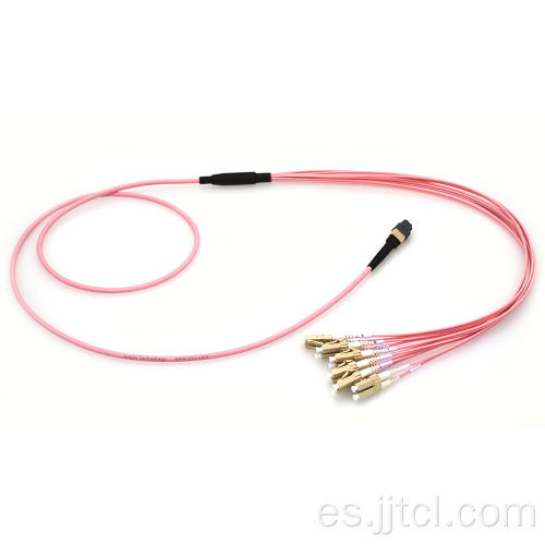 MPO-LC 12F 4.5 mm Cable híbrido de doble vaina